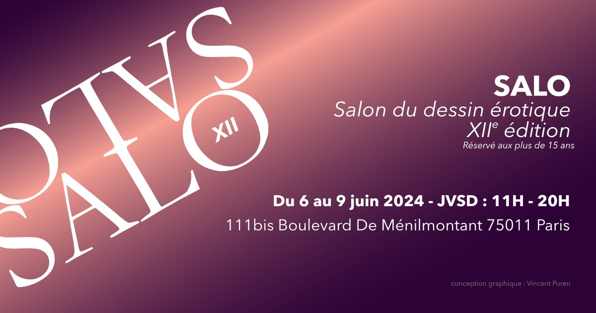 Exposition : SALO XII – 12ème salon du dessin érotique