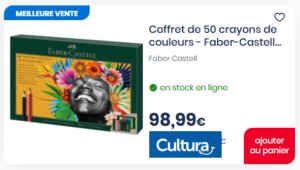 Coffret de 50 crayons de couleurs - Faber-Castell - Polychromos & Pitt Graphite Matt